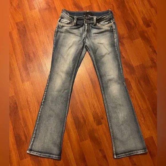 Twentyone Black By Rue21 Jeans. Size 11 juniors. Used. Please see details. - Picture 2 of 12